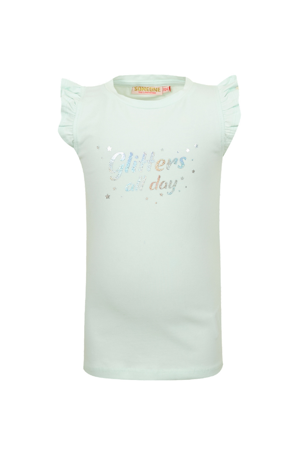 Someone Meisjes t-shirt - Delphine-SG-02-D - Licht mint