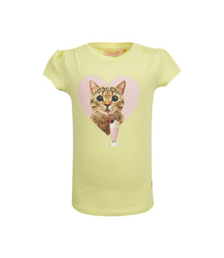 Someone Meisjes t-shirt - Yanna-SG-02-B - Licht geel