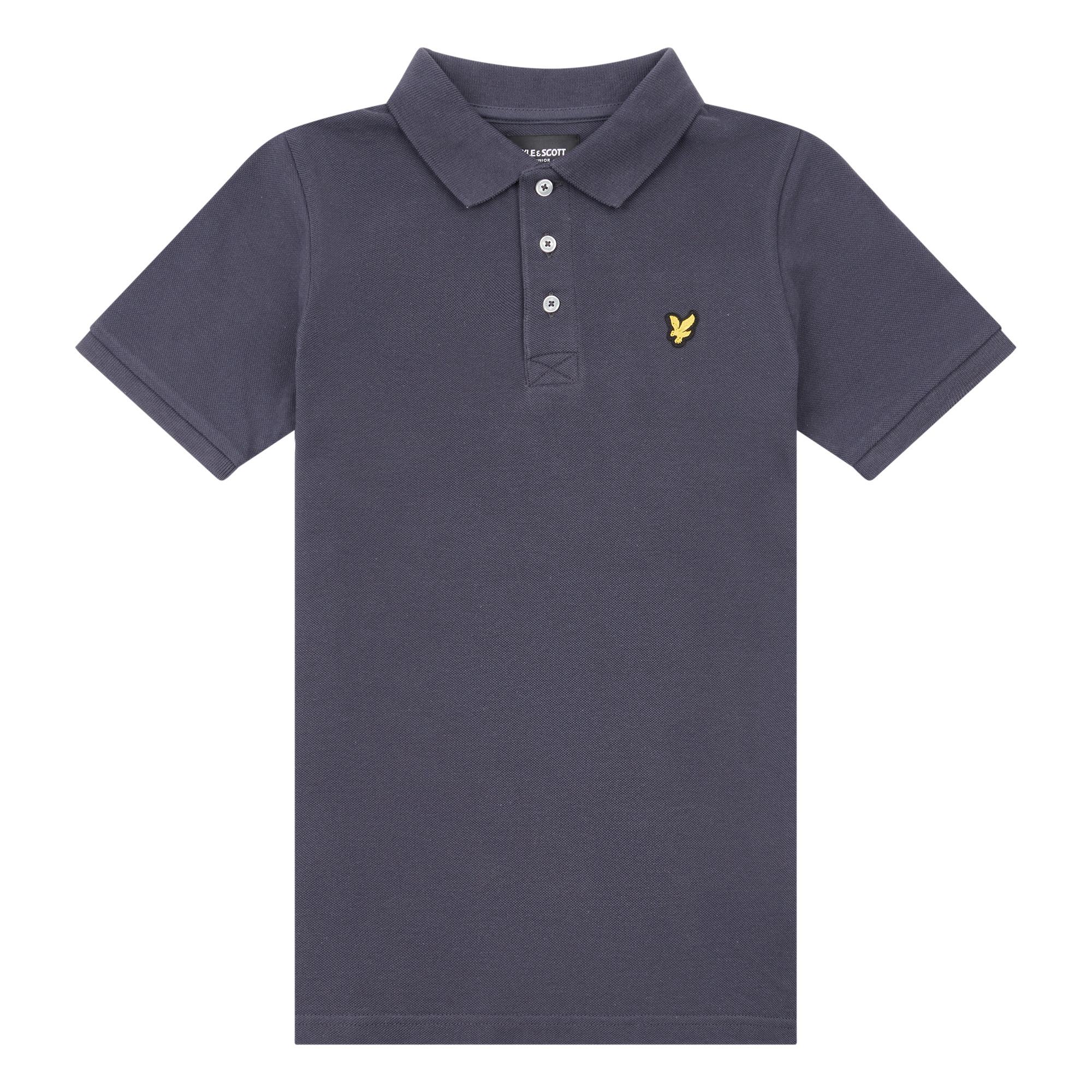 Lyle & Scott Classic Polo Shirt Polo's & T-shirts Jongens - Polo shirt - Donkergrijs - Maat 140/146
