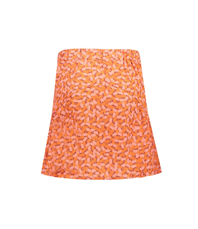 Geisha Meisjes rok bloemen - terra/koraal