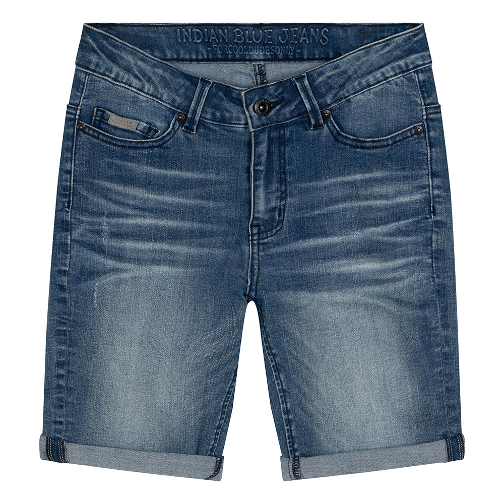 Indian Blue Jeans Jongens jeans short Andy - Used medium Denim