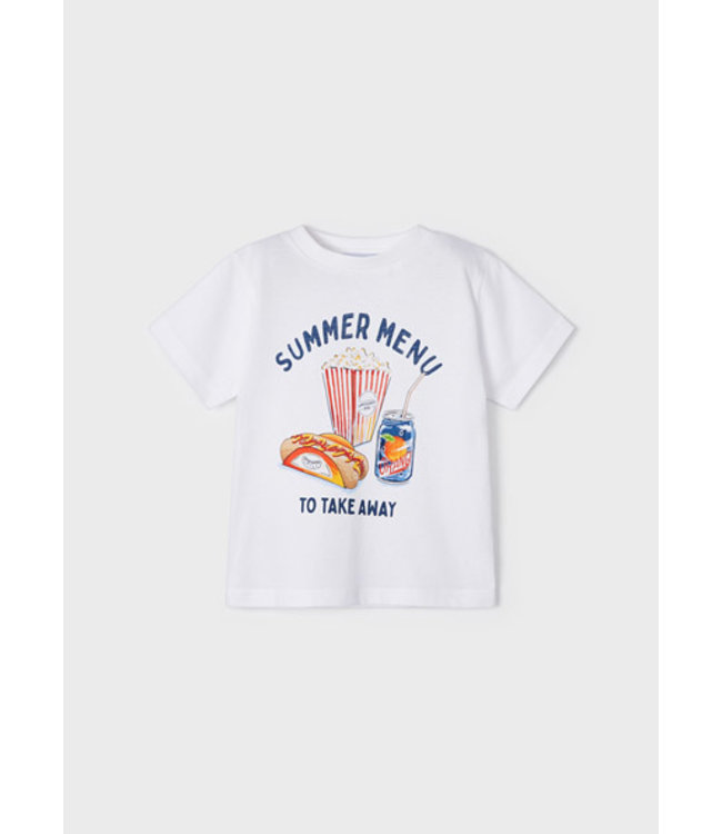 Mayoral Jongens t-shirt - Wit