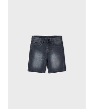 Mayoral Jongens short soft denim - Donker grijs