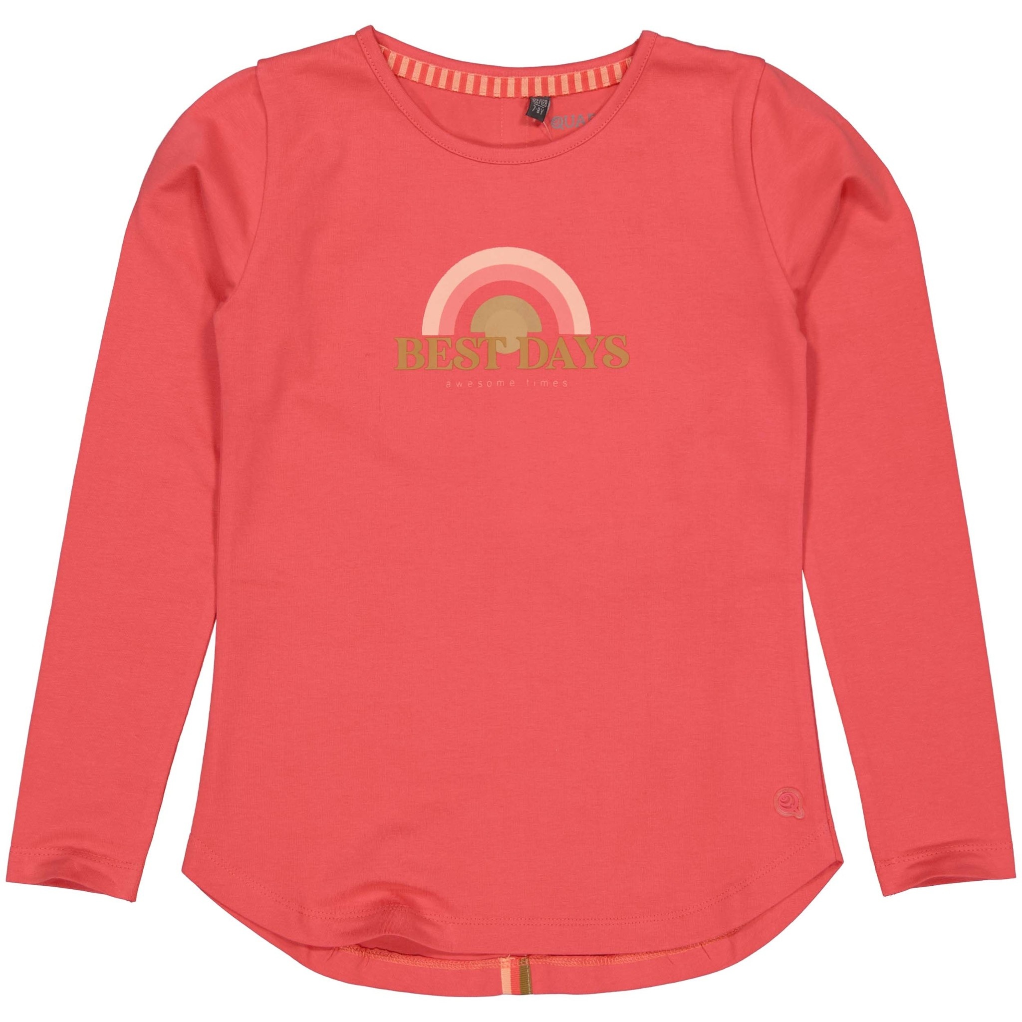 Quapi Meisjes shirt - Teske - Roze rouge