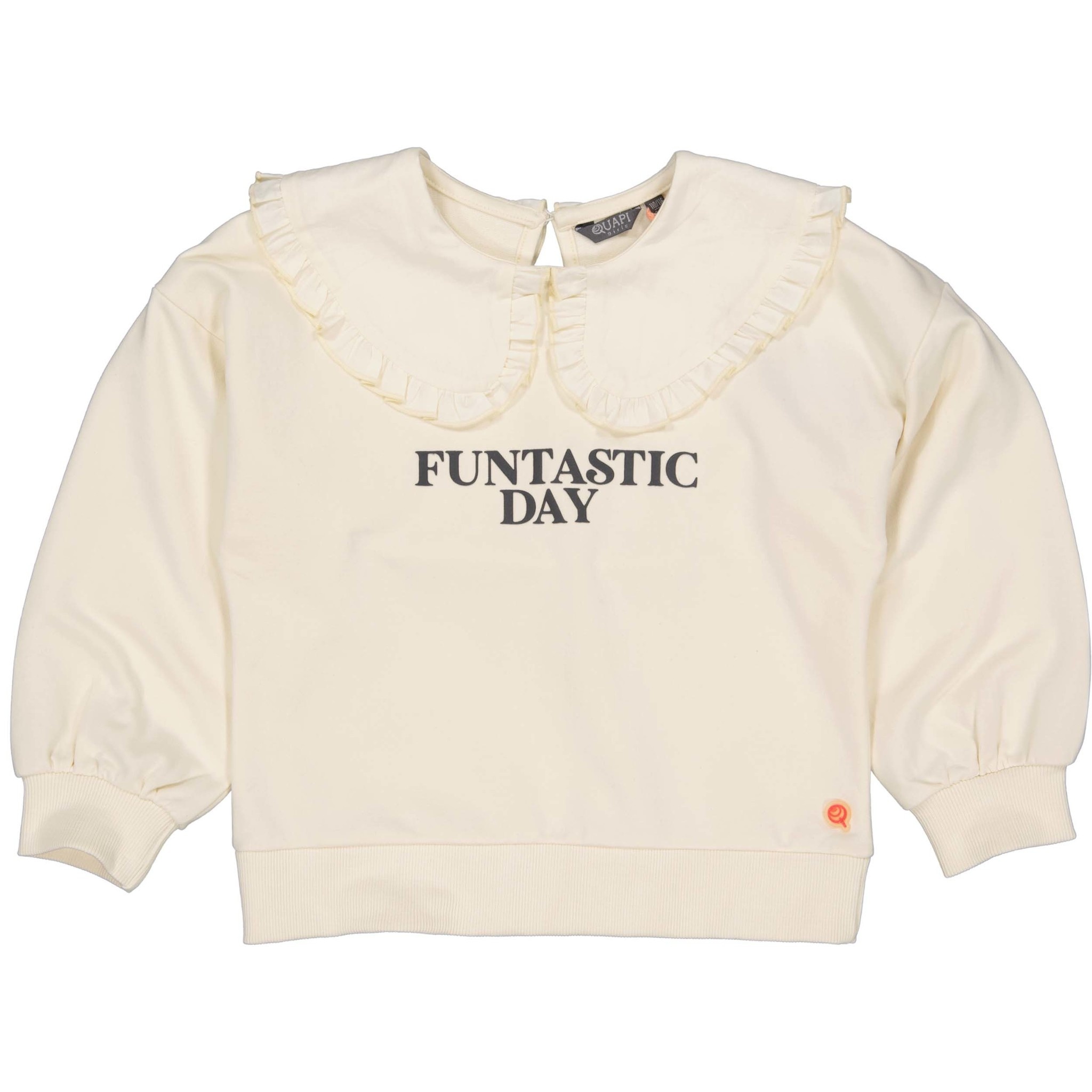 Quapi Meisjes sweater - Tessel - Creme