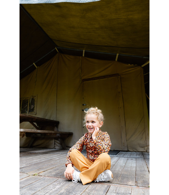 Quapi Meisjes blouse - Thais - AOP Multi stippen