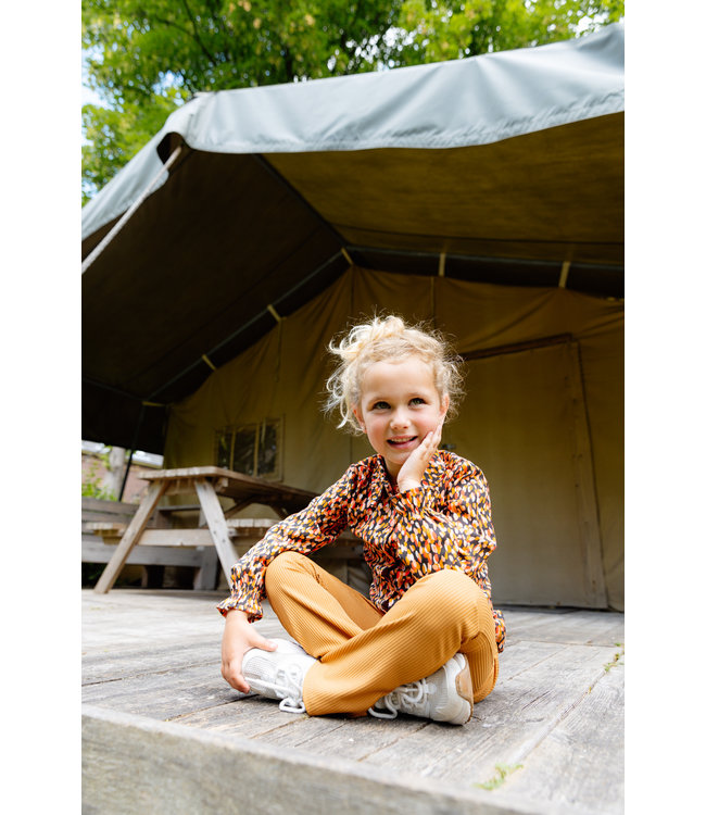 Quapi Meisjes blouse - Thais - AOP Multi stippen