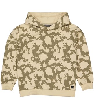 LEVV Jongens hoodie - Dazz - Grijs zand tie dye