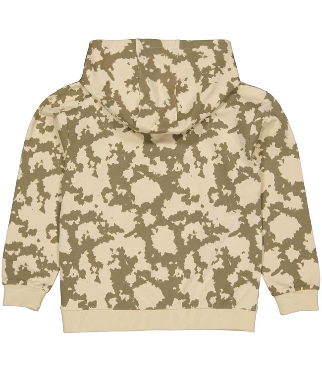 LEVV Jongens hoodie - Dazz - Grijs zand tie dye