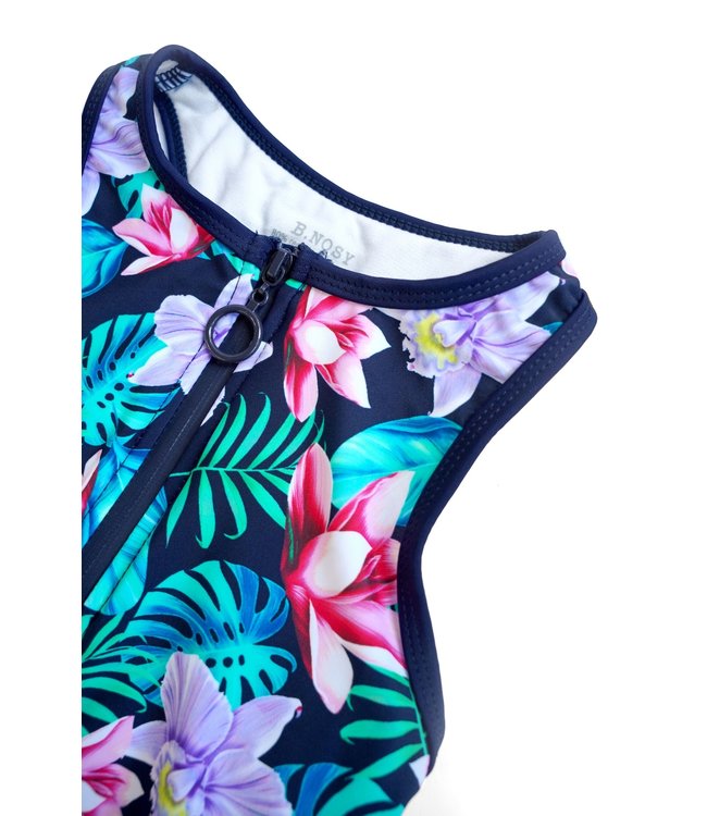 B.Nosy Meisjes badpak AOP - Active bloemen AOP