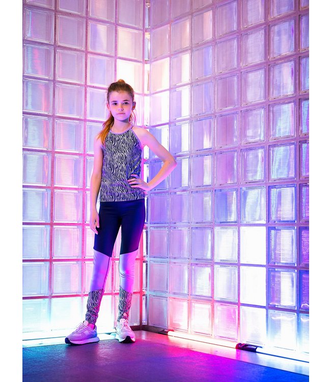 B.Nosy Meisjes tanktop met sweater 2-piece - Navy blauw