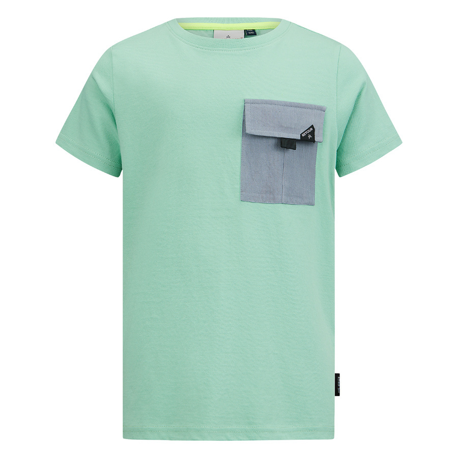 Productie natuurlijk Haalbaar Retour Jeans - Jongens t-shirt - Enzo - Mint groen - merkmeisjeskleding.nl