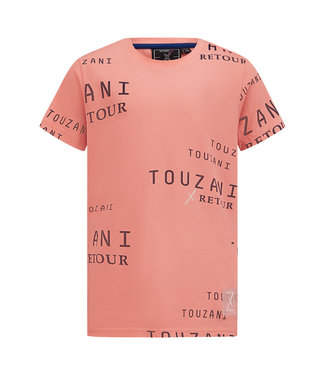 Retour Jeans X Touzani Jongens t-shirt - Soccer - Fris koraal