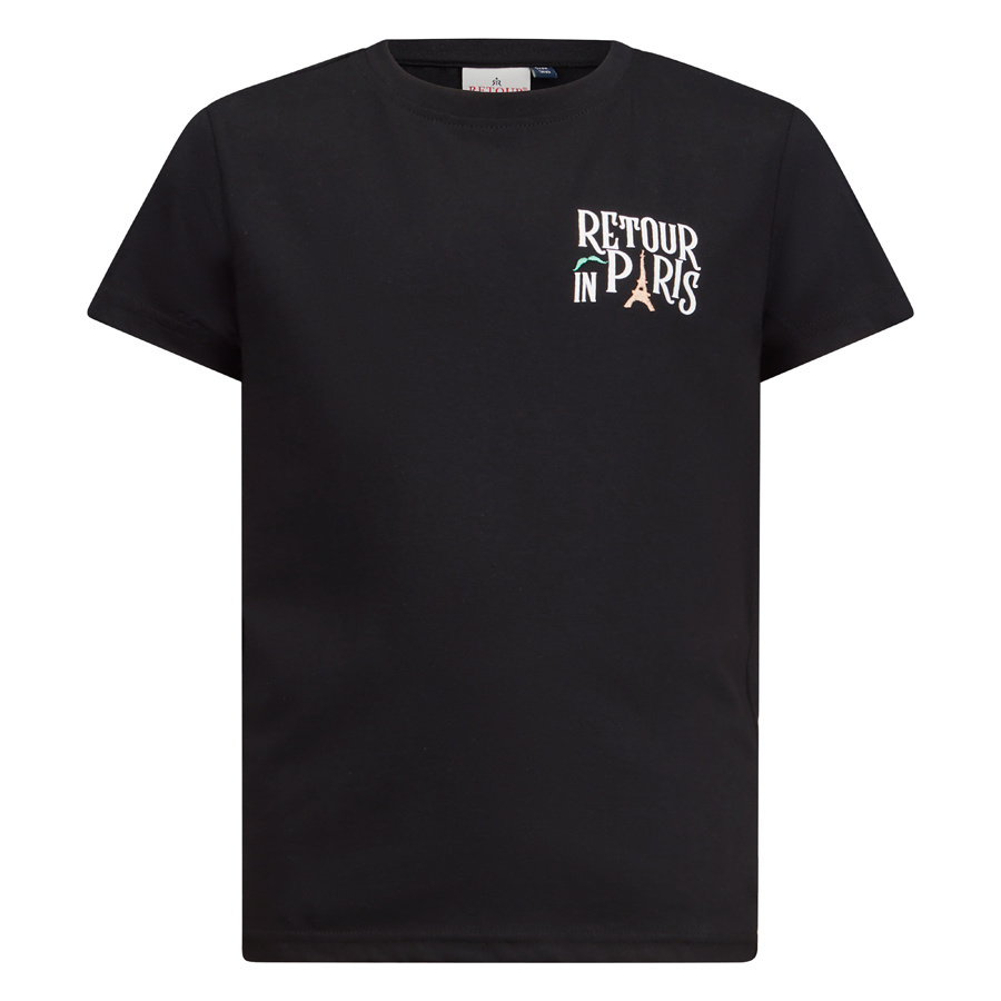 Retour Jeans Meisjes t-shirt - Maretta - Zwart afbeelding