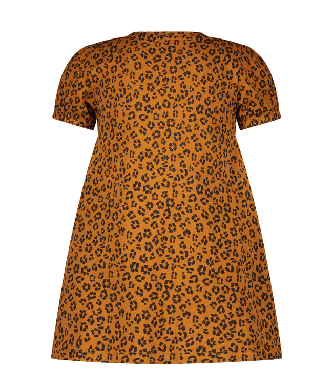 Moodstreet Meisjes tuniek AOP luipaard - Toffee