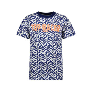 Tygo & Vito Jongens t-shirt AOP grafisch - Sporty blauw