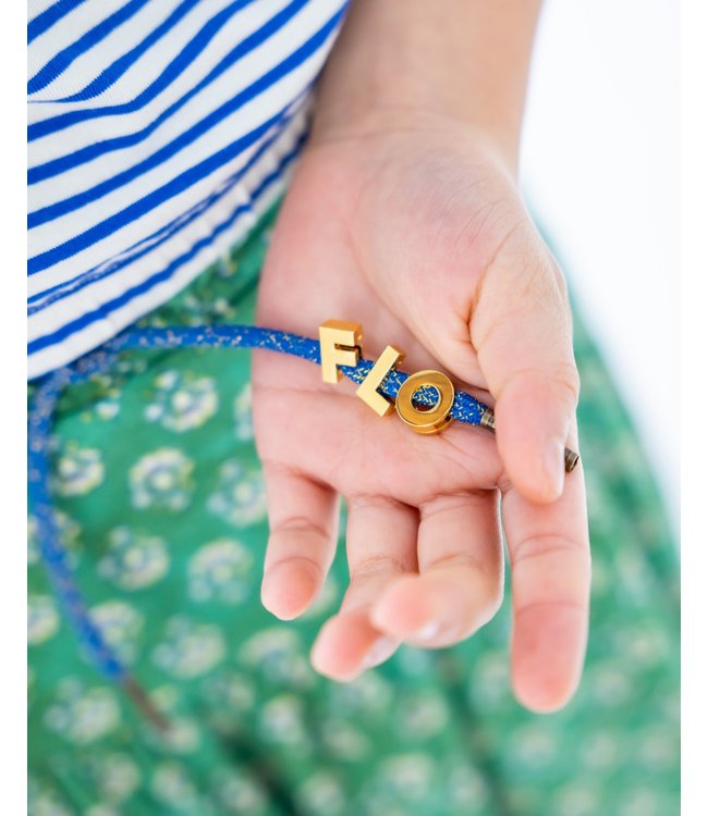 Like Flo Meisjes rok crepe - Groen bloemen