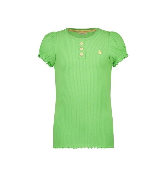 Like Flo Meisjes t-shirt rib - Groen