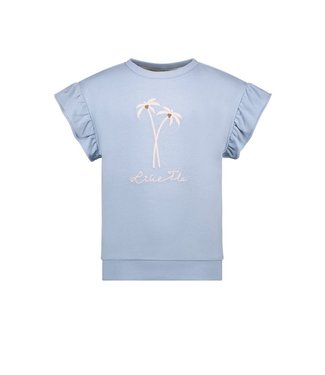 Like Flo Meisjes sweat top - Ice blauw