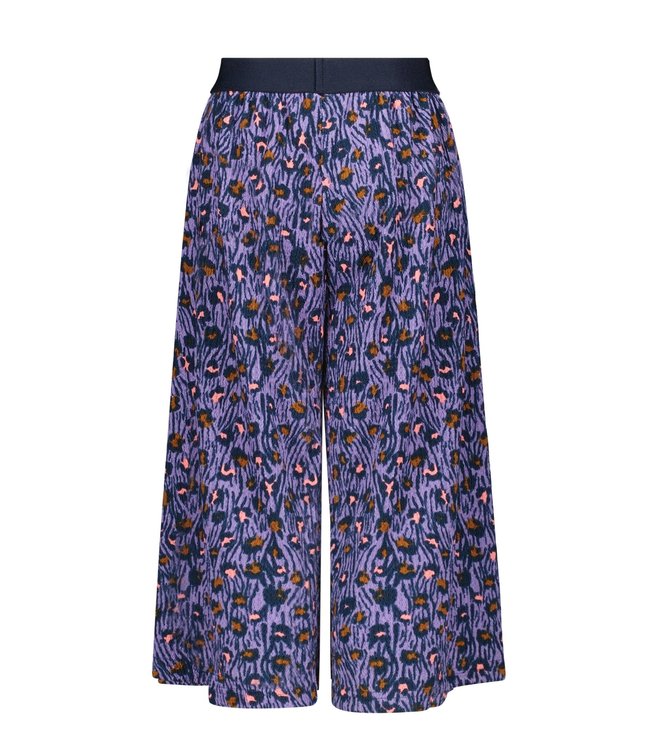 B.Nosy Meisjes culotte broek - Joyful lilac leo AOP