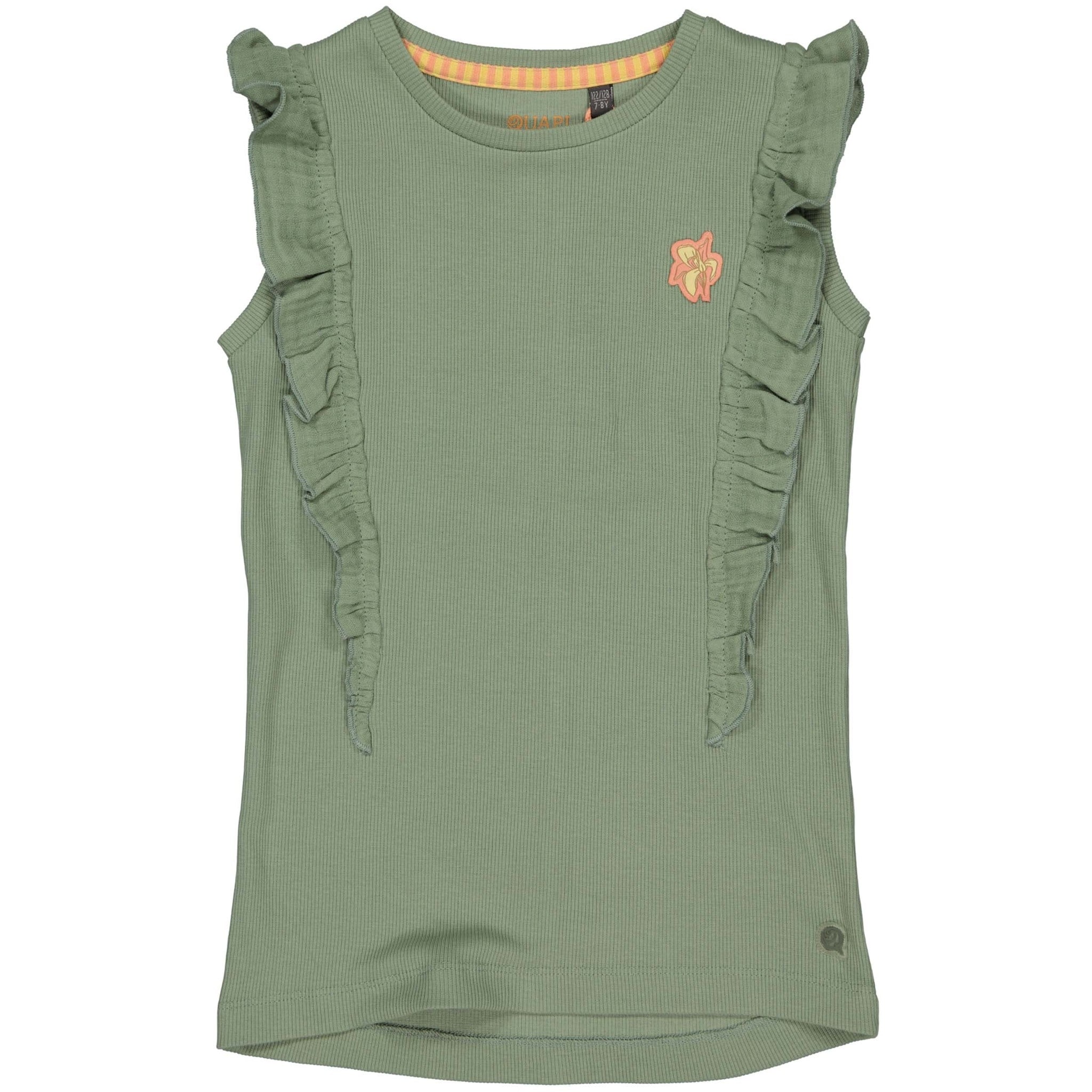 Quapi Meisjes t-shirt - Tessa - Army groen 140191075