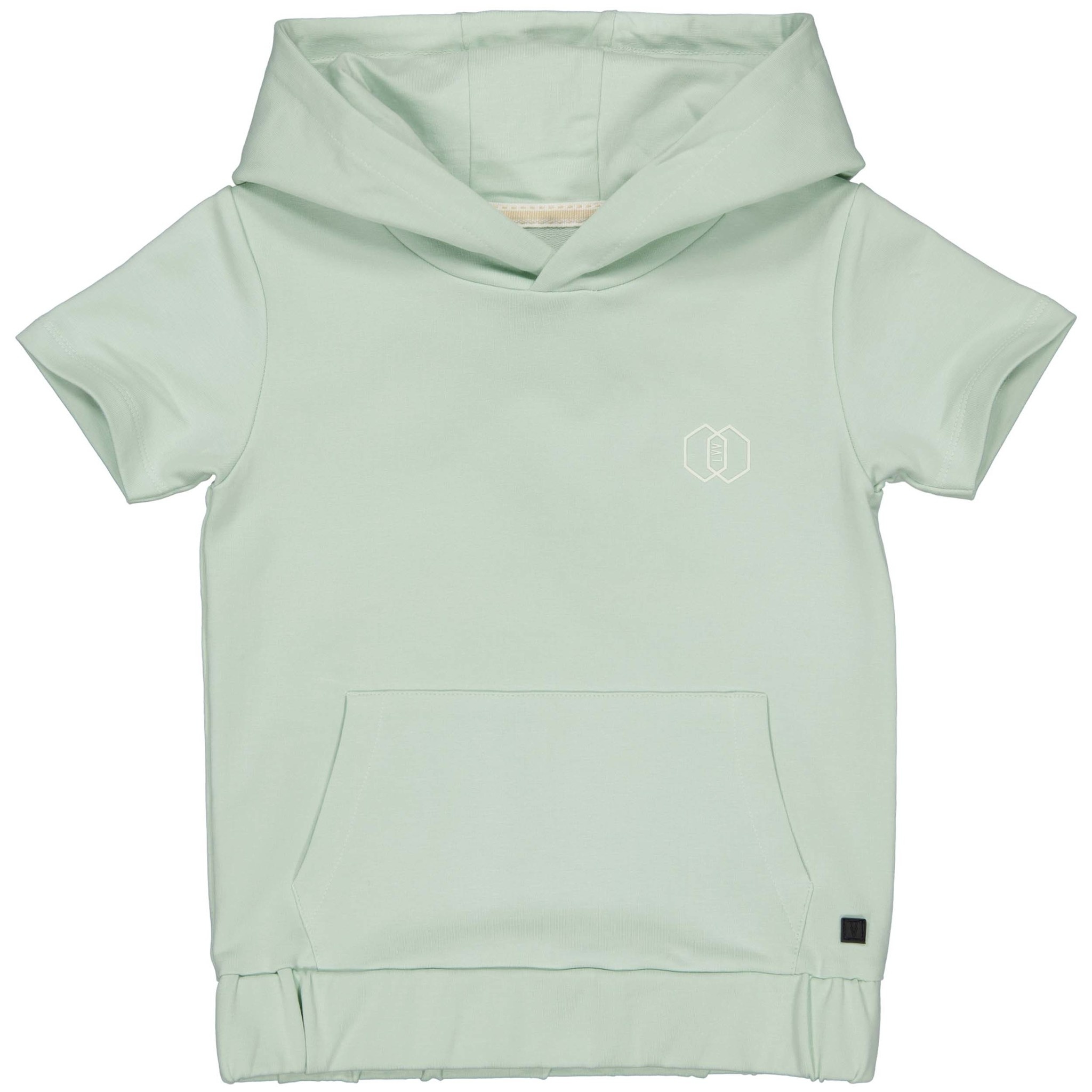 Levv jongens t-shirt met capuchon Lemir Mint Lagoon