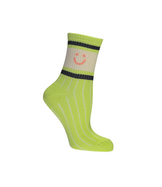 NoNo Meisjes sokken sportief - Riley - Sour lime
