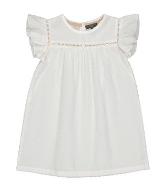 LEVV Little Meisjes jurk - Ela - Off wit