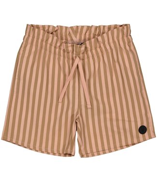 LEVV Little Meisjes short - Eugie - Taupe streep