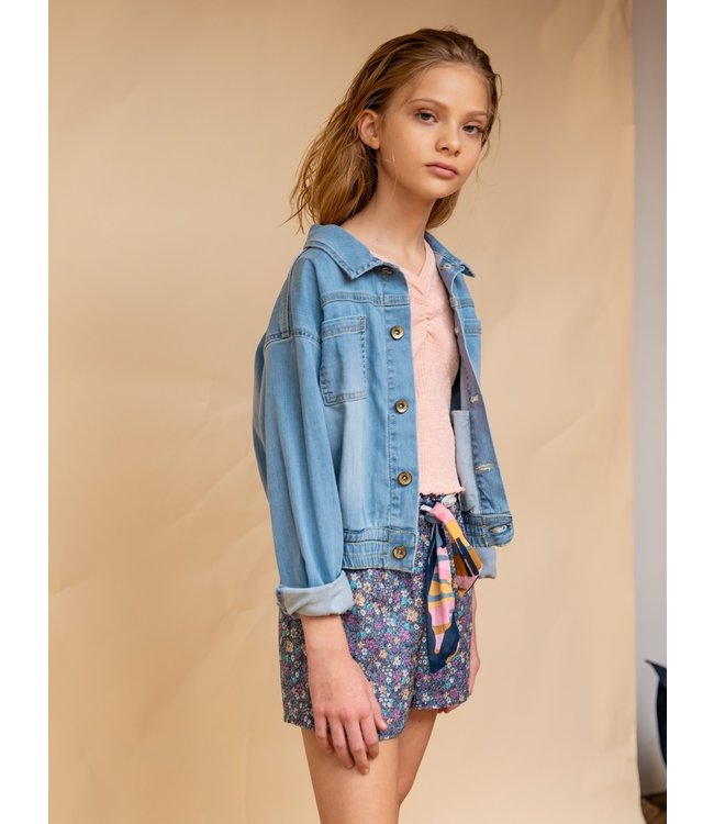 Street called Madison Meisjes short - Daytona - Chambray