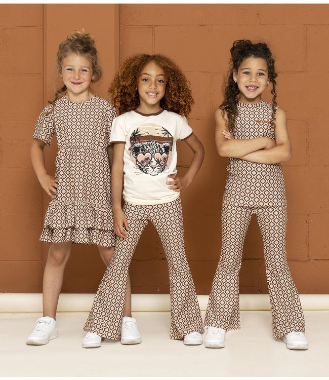 O'Chill Meisjes mouwloos shirt - Rhodee - Multicolor