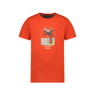 Moodstreet Jongens t-shirt print - Sporty oranje