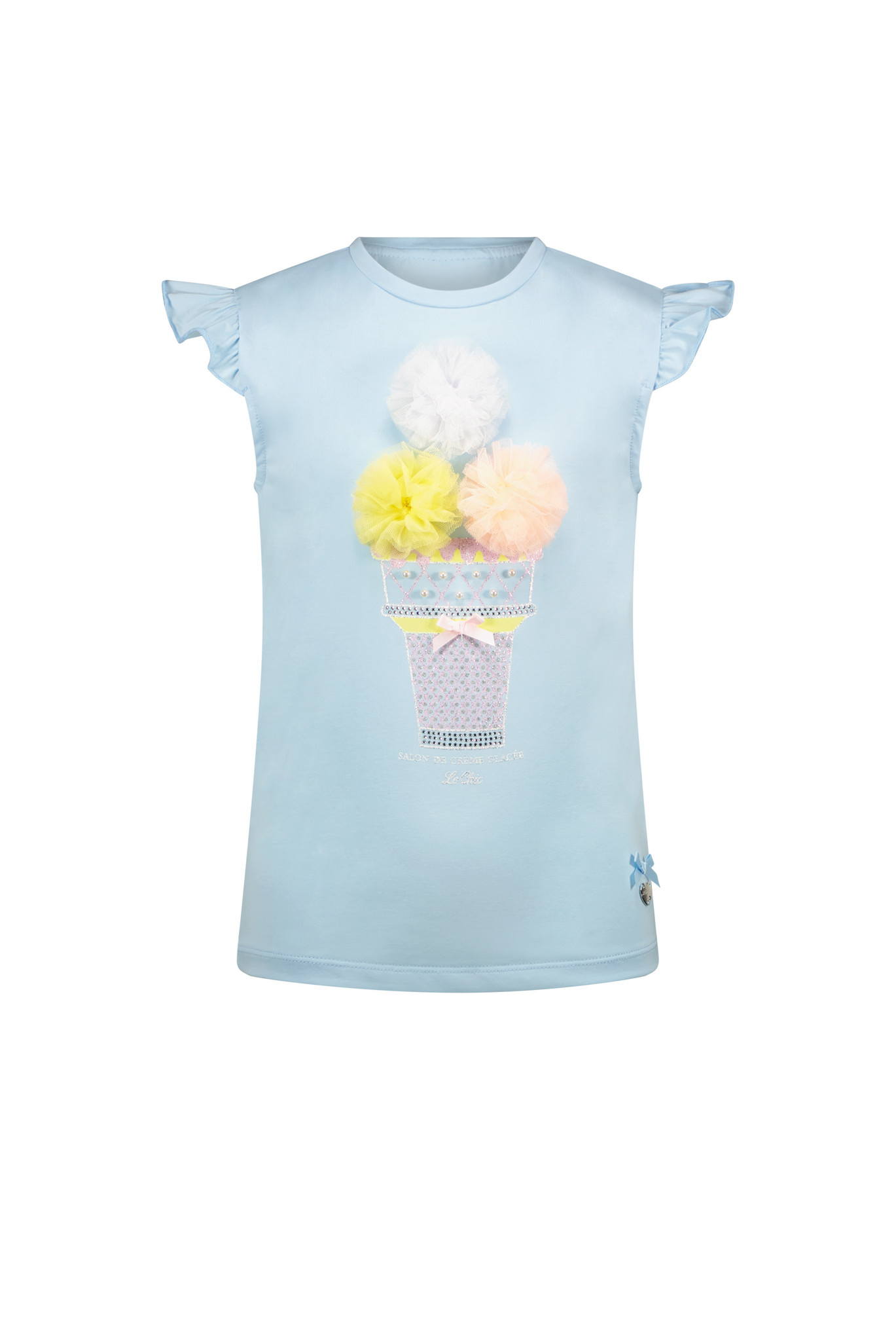 Le Chic Meisjes t-shirt ijs - Nosly - Song sung blauw