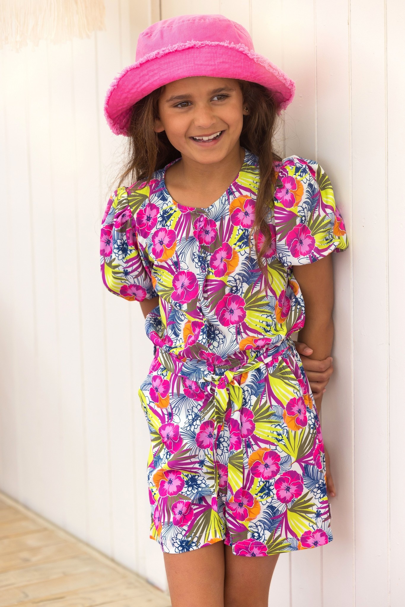 B.Nosy Meisjes jumpsuit Dazzling AOP merkmeisjeskleding.nl