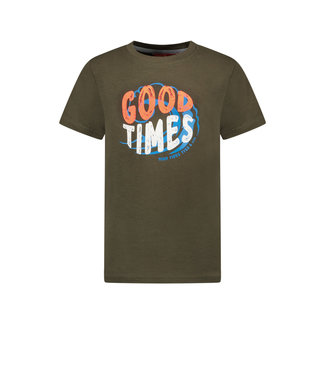 Tygo & Vito Jongens t-shirt Good times - Army