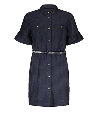 NoBell Meisjes jurk - Masa - Navy blauw