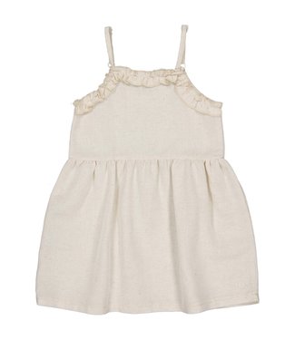 LEVV Little Meisjes jurk - Elana - Creme