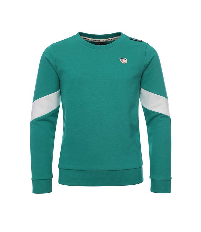 Common Heroes Jongens sweater - Ocean groen