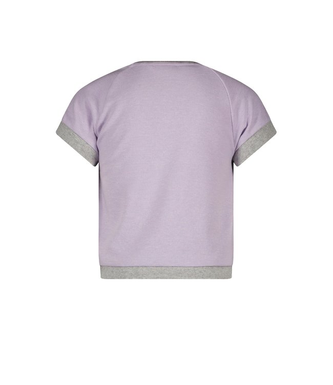 Like Flo Meisjes wafel top - Lilac