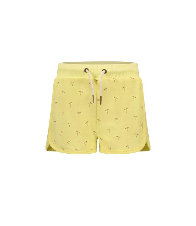 Like Flo Meisjes sweat short - Zacht geel