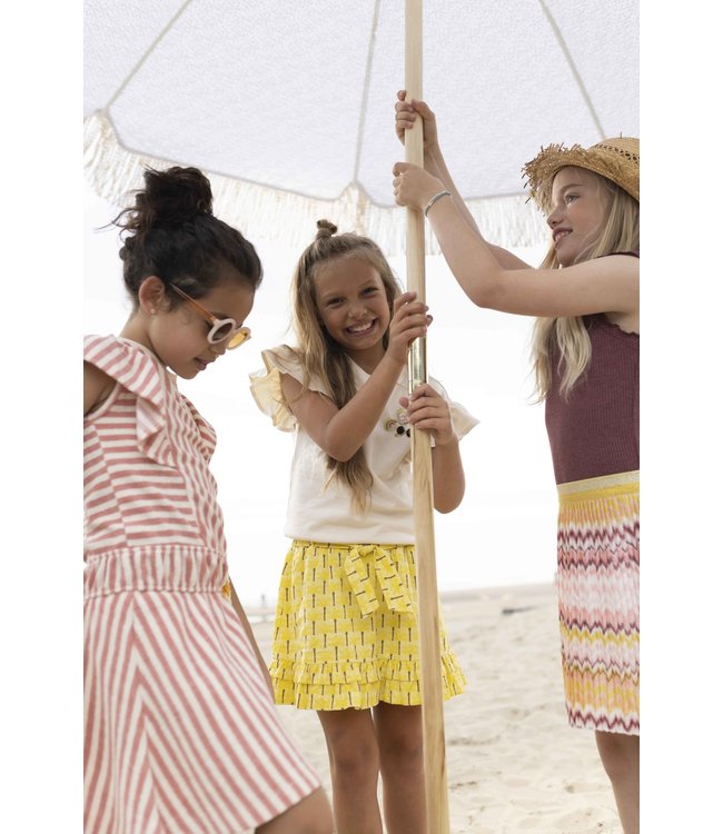 Like Flo Meisjes rok met riem - Butter