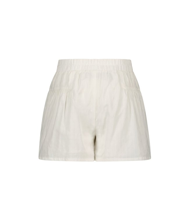 Like Flo Meisjes short met riem - Off white