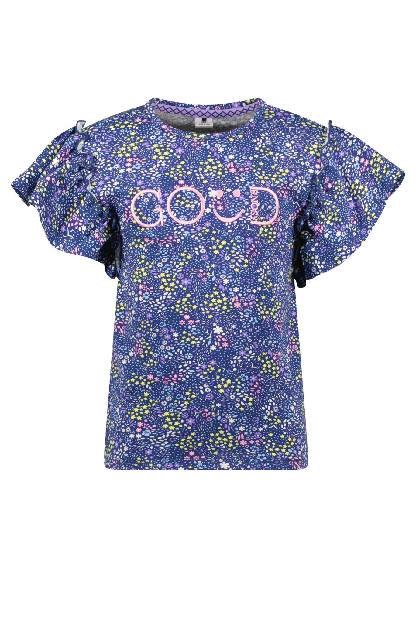 B.Nosy Meisjes t-shirt AOP - Next bloemen