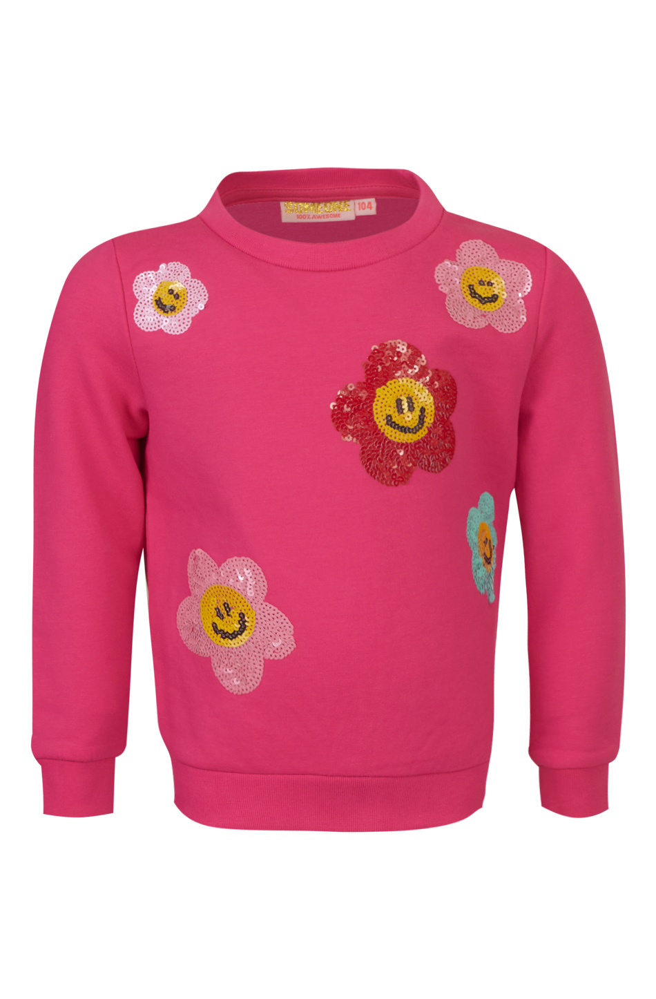 Meisjes sweater - Seventy-SG-16-B - Donker roze
