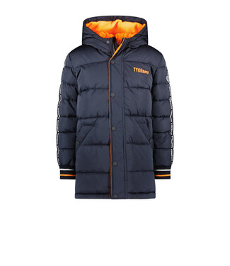 Tygo & Vito Jongens winterjas lang - Justin - Navy blauw