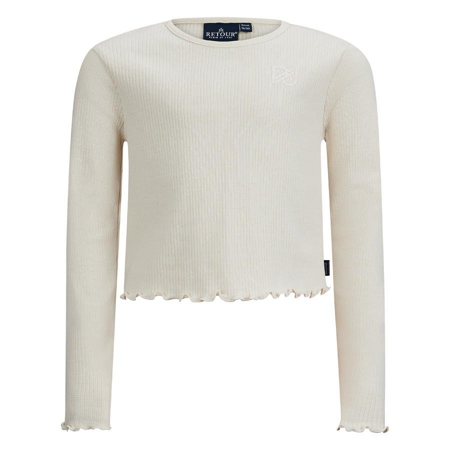 Retour Jeans Meisjes t-shirt - Pebbles - Licht beige afbeelding