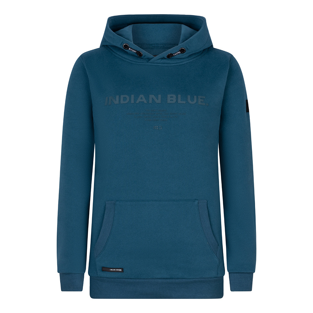 Jongens hoodie - Petrolium blauw