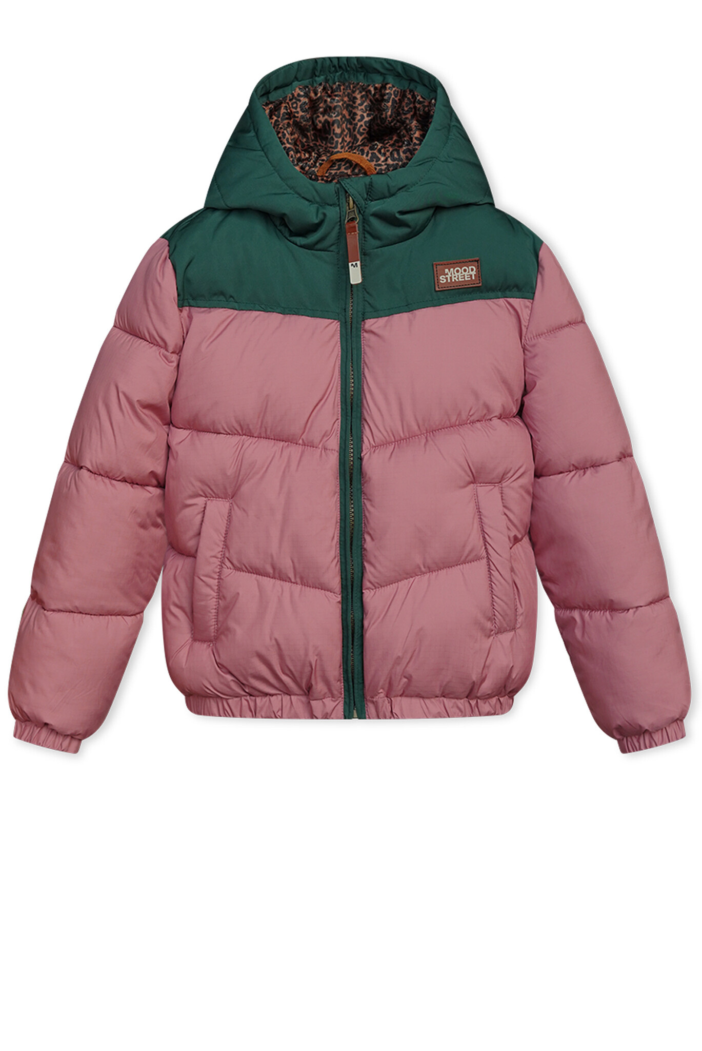 Moodstreet Meisjes winterjas puffer - Rose