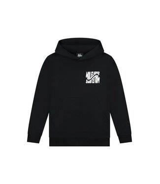 Malelions Hoodie Wave graphic - Zwart