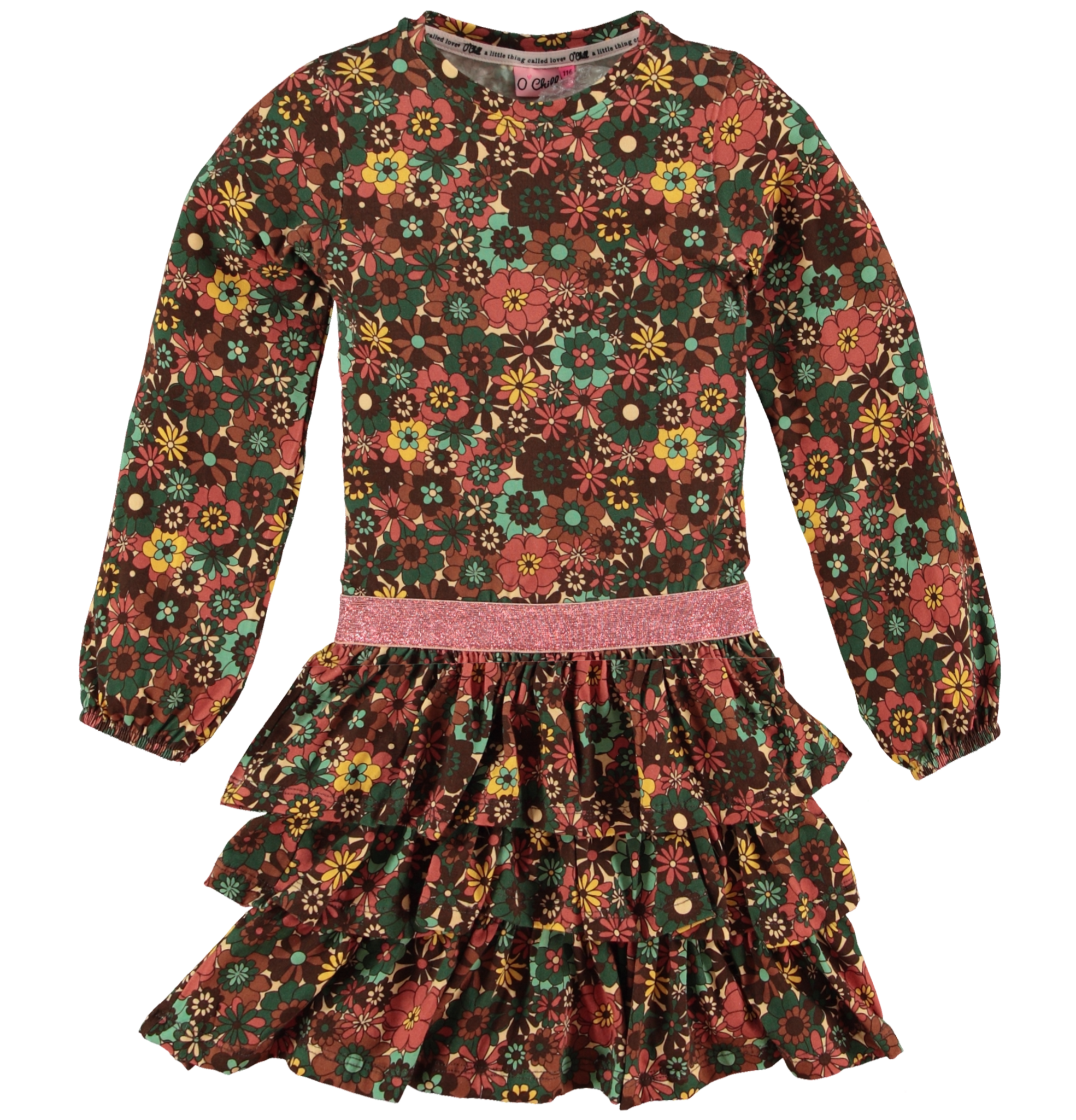 Meisjes jurk - Josja - Multicolor